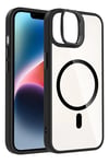 Mey İthalat®   iPhone 11 Remim Lensli Magsafe Standlı Kapak - Siyah