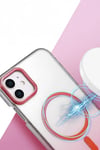 Mey İthalat®   iPhone 12 Glossy Magsafe Kapak - Çöl Titanyum