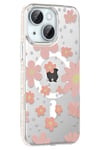 Mey İthalat®   iPhone 14 Floral Magsafe Kapak - Pembe