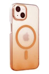 Mey İthalat®   iPhone 14 Glossy Magsafe Kapak - Turuncu