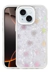 Mey İthalat®   iPhone 14 Lumi Desenli Kapak - Beyaz