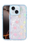 Mey İthalat®   iPhone 14 Lumi Desenli Kapak - Mavi