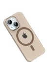 Mey İthalat®   iPhone 14 PC Blank Magsafe Kapak - Çöl Titanyum