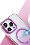Mey İthalat®   iPhone 14 Pro Max Glossy Magsafe Kapak - Mavi
