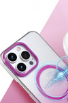 Mey İthalat®   iPhone 14 Pro Max Glossy Magsafe Kapak - Mor