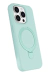 Mey İthalat®   iPhone 14 Pro Max Regal Magsafe Standlı Kapak - Su Yeşili