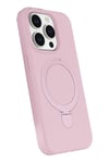 Mey İthalat®   iPhone 14 Pro Max Regal Magsafe Standlı Kapak - Açık Pembe