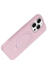 Mey İthalat®   iPhone 14 Pro Max Regal Magsafe Standlı Kapak - Açık Pembe
