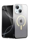 Mey İthalat®   iPhone 14 Pummel Shiny Magsafe Kapak - Siyah