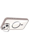 Mey İthalat®   iPhone 14 Remim Lensli Magsafe Standlı Kapak - Titan Gri