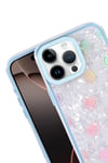 Mey İthalat®   iPhone 15 Pro Lumi Desenli Kapak - Mavi
