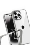 Mey İthalat®   iPhone 15 Pro Max  Lensli Silikon - Titan Gri