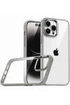 Mey İthalat®   iPhone 15 Pro Max  Lensli Silikon - Titan Gri
