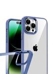 Mey İthalat®   iPhone 15 Pro Max  Lensli Silikon - Lacivert