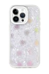 Mey İthalat®   iPhone 15 Pro Max Lumi Desenli Kapak - Beyaz