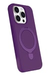 Mey İthalat®   iPhone 15 Pro Max Regal Magsafe Standlı Kapak - Derin Mor