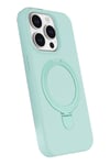 Mey İthalat®   iPhone 15 Pro Max Regal Magsafe Standlı Kapak - Su Yeşili