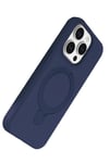 Mey İthalat®   iPhone 15 Pro Max Regal Magsafe Standlı Kapak - Lacivert