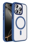Mey İthalat®   iPhone 15 Pro Max Terea Magsafe Kapak - Lacivert