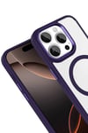 Mey İthalat®   iPhone 15 Pro Max Terea Magsafe Kapak - Derin Mor