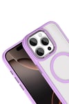 Mey İthalat®   iPhone 15 Pro Max Terea Magsafe Kapak - Lila