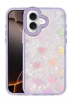 Mey İthalat®   iPhone 16 Lumi Desenli Kapak - Mor