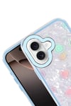 Mey İthalat®   iPhone 16 Lumi Desenli Kapak - Mavi