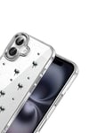 Mey İthalat®   iPhone 16 Plus Fiyonk Desenli Kapak - Desen 1