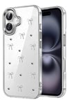 Mey İthalat®   iPhone 16 Plus Fiyonk Desenli Kapak - Desen 5