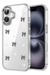 Mey İthalat®   iPhone 16 Plus Fiyonk Desenli Kapak - Desen 8
