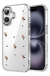 Mey İthalat®   iPhone 16 Plus Fiyonk Desenli Kapak - Desen 6