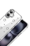 Mey İthalat®   iPhone 16 Plus Fiyonk Desenli Kapak - Desen 2