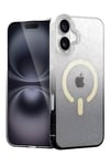 Mey İthalat®   iPhone 16 Plus Pummel Shiny Magsafe Kapak - Siyah