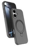 Mey İthalat®   iPhone 16 Plus Regal Magsafe Standlı Kapak - Titan Gri