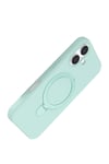Mey İthalat®   iPhone 16 Plus Regal Magsafe Standlı Kapak - Su Yeşili