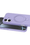 Mey İthalat®   iPhone 16 Plus Regal Magsafe Standlı Kapak - Lila