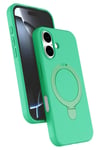 Mey İthalat®   iPhone 16 Plus Regal Magsafe Standlı Kapak - Yeşil