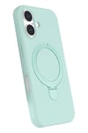 Mey İthalat®   iPhone 16 Plus Regal Magsafe Standlı Kapak - Su Yeşili