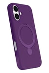 Mey İthalat®   iPhone 16 Plus Regal Magsafe Standlı Kapak - Derin Mor