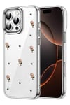 Mey İthalat®   iPhone 16 Pro Fiyonk Desenli Kapak - Desen 6