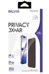 Mey İthalat®   iPhone 16 Pro Max Bilvis 3X AR Hayalet Cam Ekran Koruyucu - Siyah