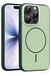Mey İthalat®   iPhone 16 Pro Max Neva Magsafe Kapak - Koyu Yeşil