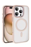 Mey İthalat®   iPhone 16 Pro Max Terea Magsafe Kapak - Pembe
