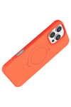 Mey İthalat®   iPhone 16 Pro Regal Magsafe Standlı Kapak - Turuncu