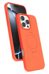 Mey İthalat®   iPhone 16 Pro Regal Magsafe Standlı Kapak - Turuncu