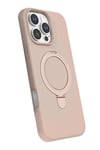 Mey İthalat®   iPhone 16 Pro Regal Magsafe Standlı Kapak - Çöl Titanyum