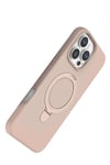 Mey İthalat®   iPhone 16 Pro Regal Magsafe Standlı Kapak - Çöl Titanyum