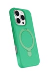 Mey İthalat®   iPhone 16 Pro Regal Magsafe Standlı Kapak - Yeşil