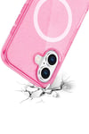 Mey İthalat®   iPhone 16 Star Magsafe Kapak - Pembe