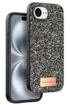 Mey İthalat®   iPhone 16E Bright Simli Kapak - Gümüş